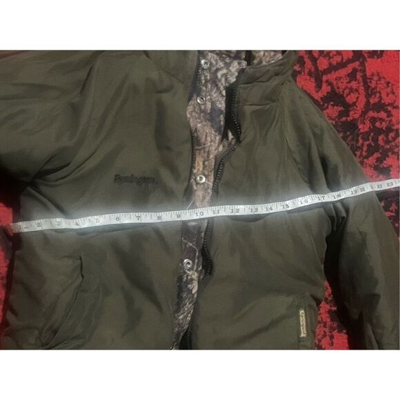Boys Kids Reversible Remington Camouflage Hooded Coat Jacket SZ 12/14 L Large - Picture 8 of 16